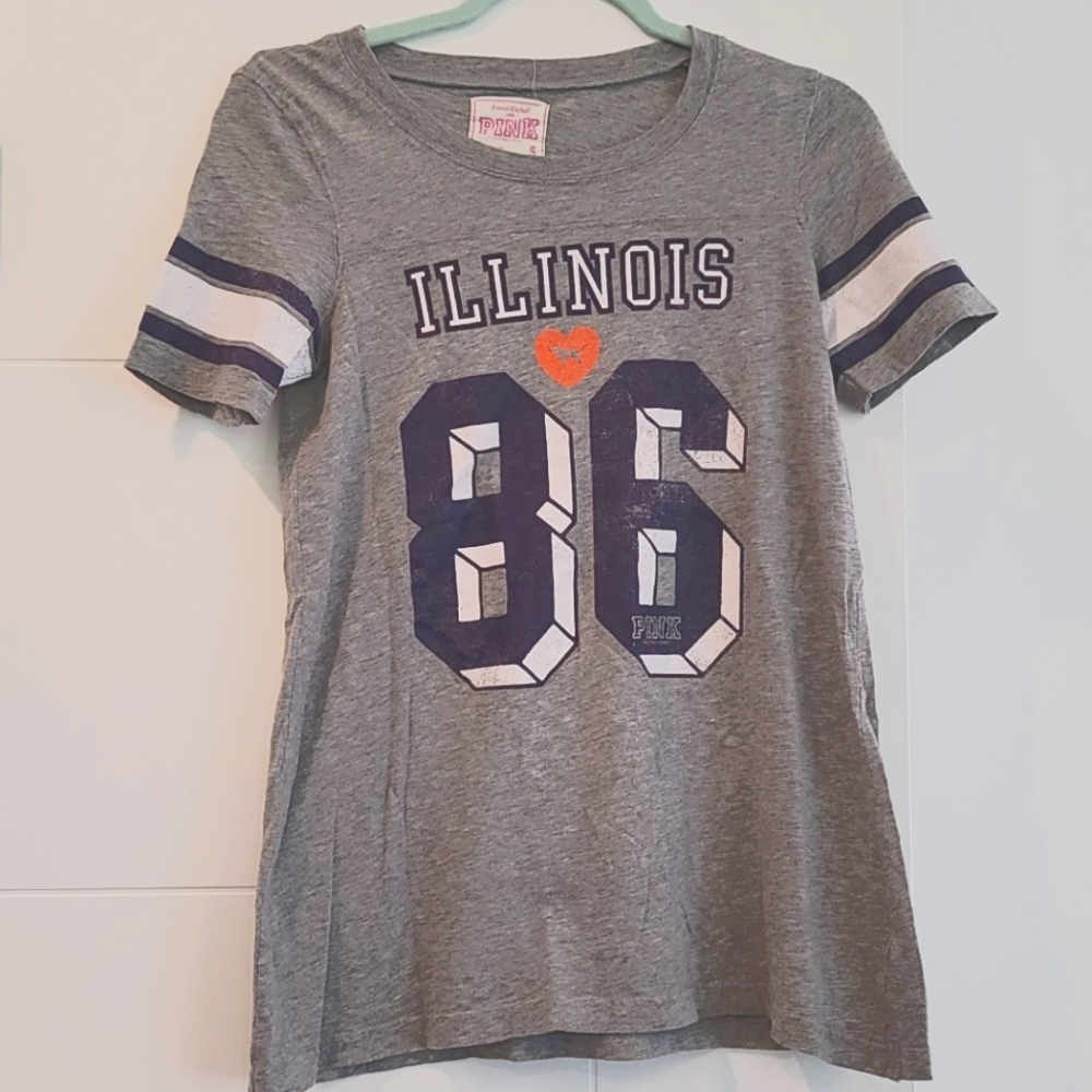 PINK Victoria's Secret Gray Top
